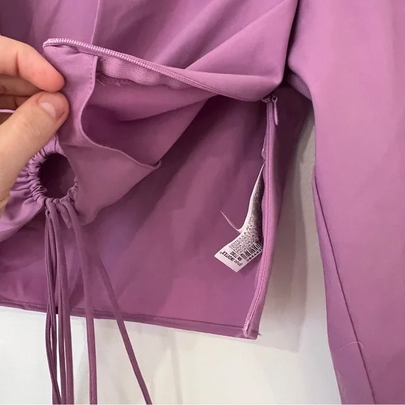 Zara Purple O Ring Crop Top - Picture 9 of 9